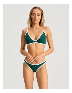 Dune Swim Top in Green Multi