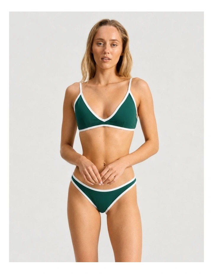 Dune Swim Top in Green Multi image 1