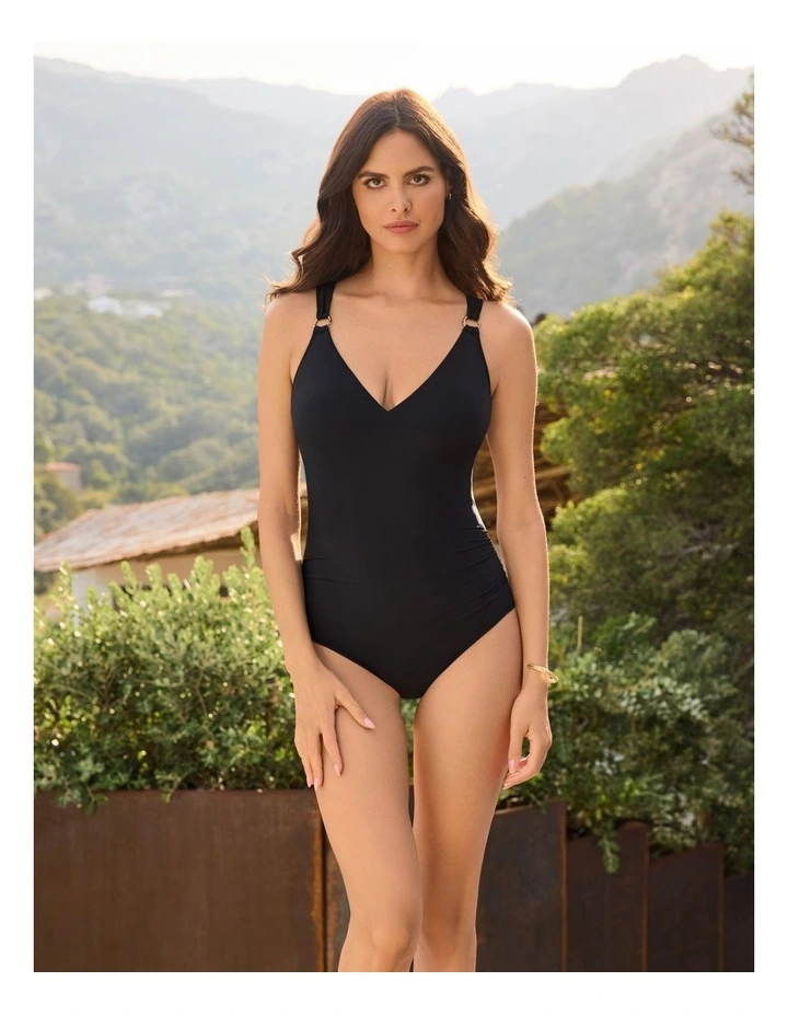 Dakota V Neck Open Back One Piece Swimsuit image 3