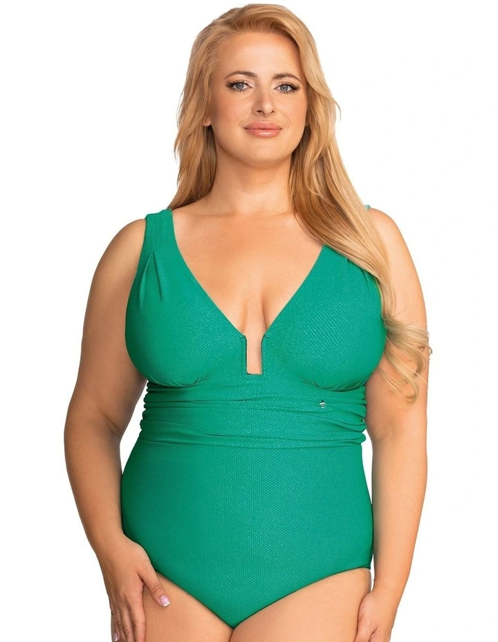 Aloa Plunge Full Bust One Piece Swimsuit image 2