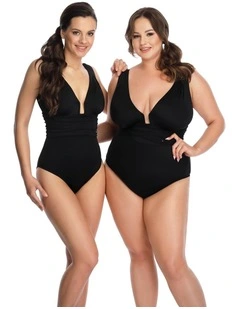 Milano Plunge Full Bust One Piece Swimsuit
