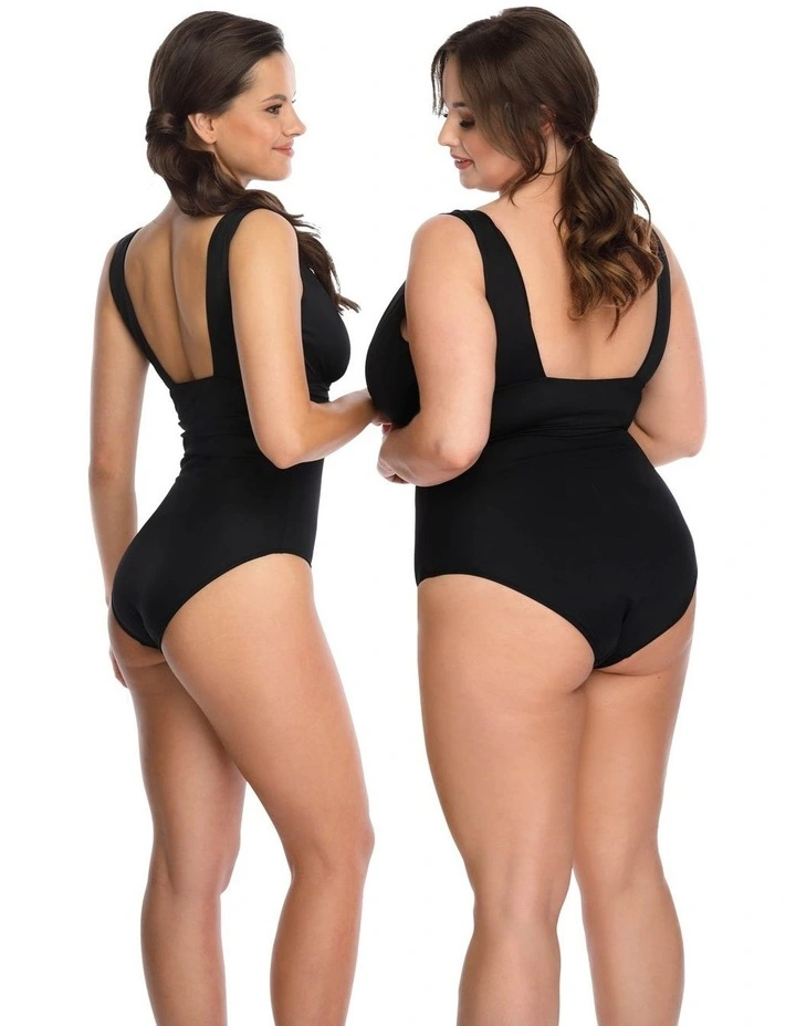 Milano Plunge Full Bust One Piece Swimsuit image 5