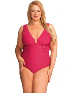 Milos Plunge Full Bust One Piece Swimsuit