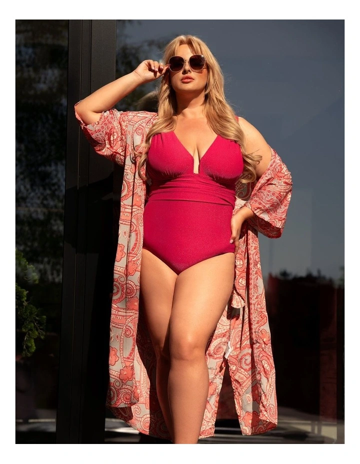 Milos Plunge Full Bust One Piece Swimsuit image 4