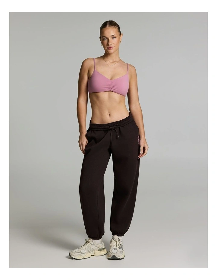 Rouched Low Impact Sports Bra Dusty Pink image 5