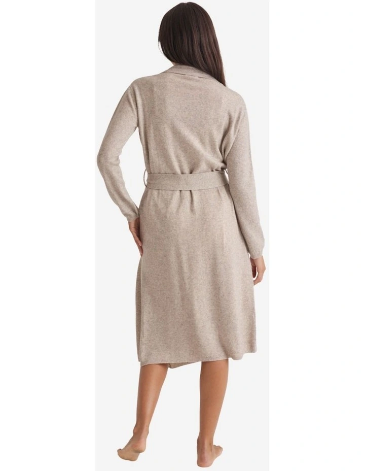 Pure Cashmere Robe in Grey Marle image 5