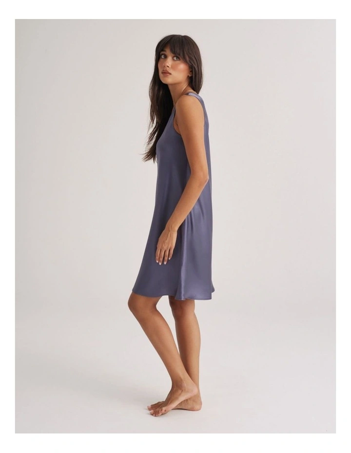 Silk Mono Chemise in Blue Manor image 1