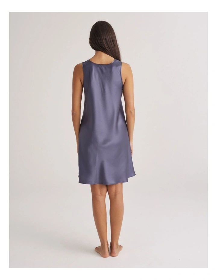 Silk Mono Chemise in Blue Manor image 4