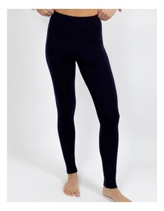 Pure Merino Wool Legging in Black