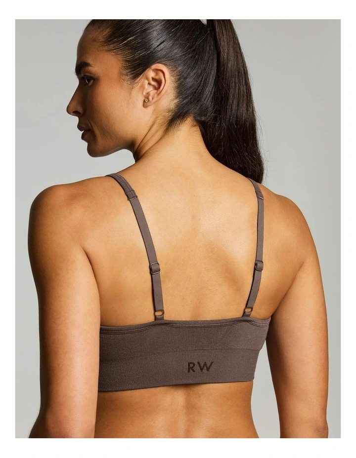 Seamless Sports Bra Milk Choc image 4