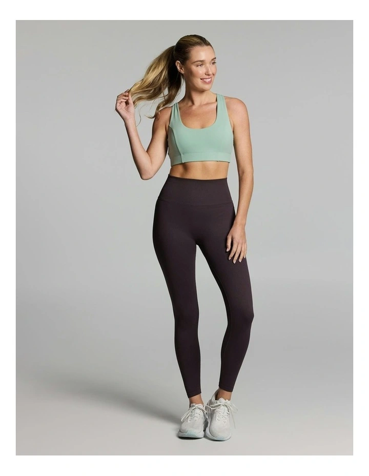 Medium Impact Strappy Sports Bra Matcha image 5