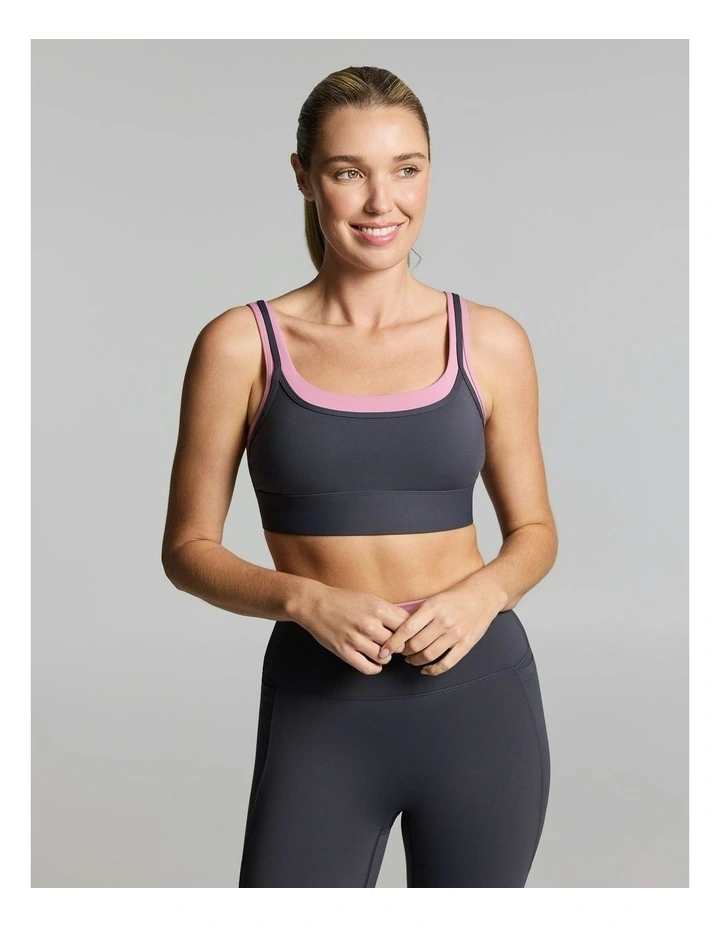 Double Up High Impact Sports Bra Zinc image 1