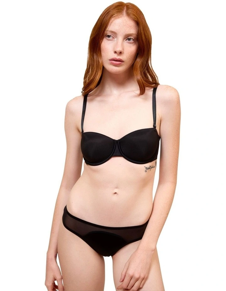 Bianca Wired Padded Bandeau Strapless Bra image 3