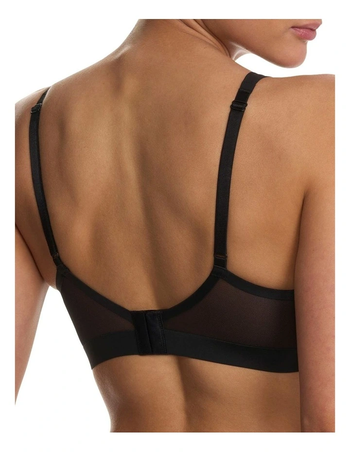 True Zen Lightly-Padded Mesh Plunge T-Shirt Bra image 2