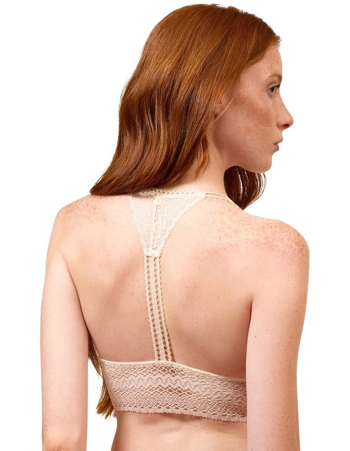 Gaia Racerback Padded Longline Lace Bralette image 4