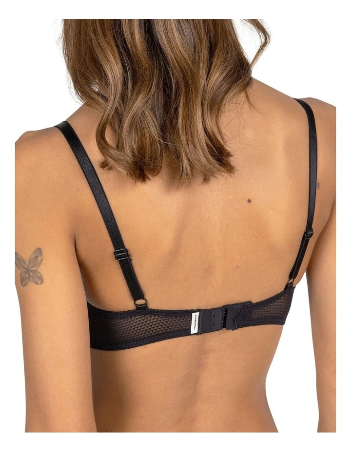 Brooklyn Lace Trim V-Neck Wireless Padded Bralette image 2