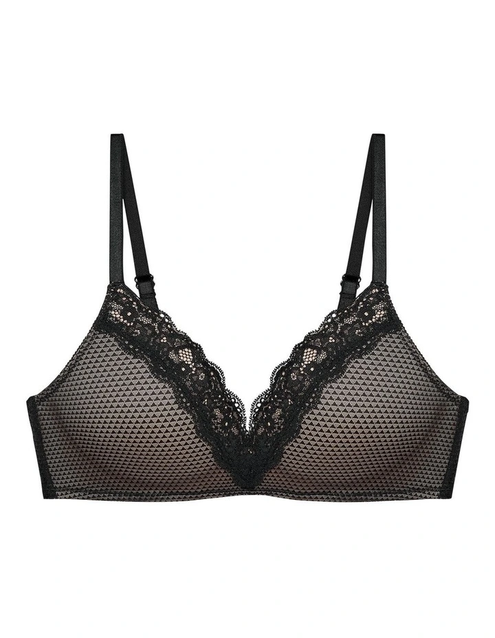 Brooklyn Lace Trim V-Neck Wireless Padded Bralette image 5