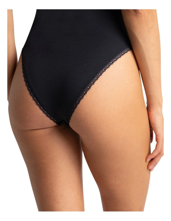 Charlotte High Leg Modal & Cotton Bodysuit image 5