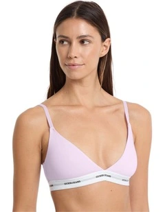 Guess Jeans Triangle Bralette in Lilac