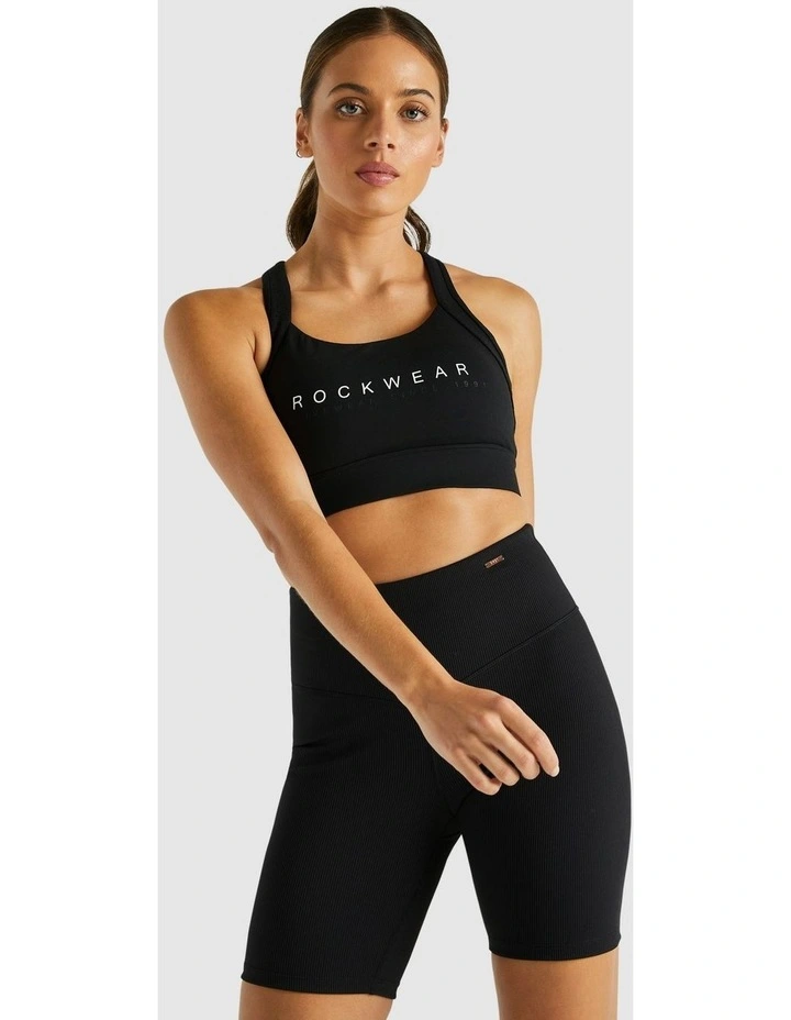 Speed High Impact Sports Bra Black image 1