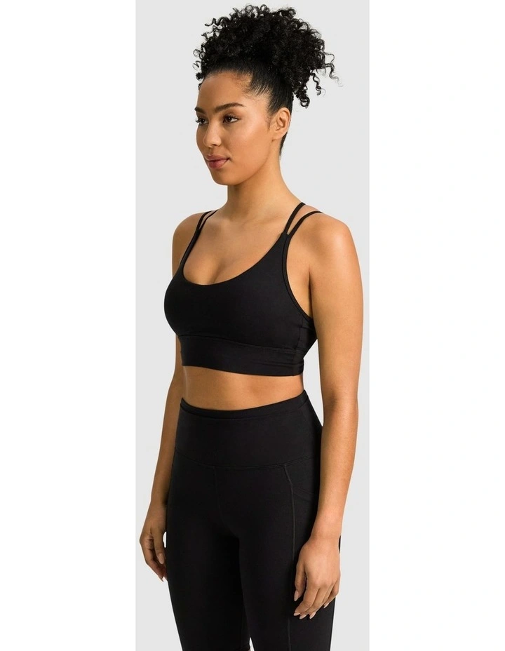 Veda Low Impact Sports Bra Black image 3