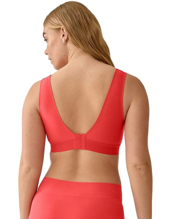 Back & Side Smoothing Wirefree Crop Top Bra image 2