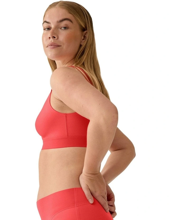Back & Side Smoothing Wirefree Crop Top Bra image 4