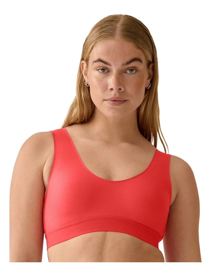 Back & Side Smoothing Wirefree Crop Top Bra image 5