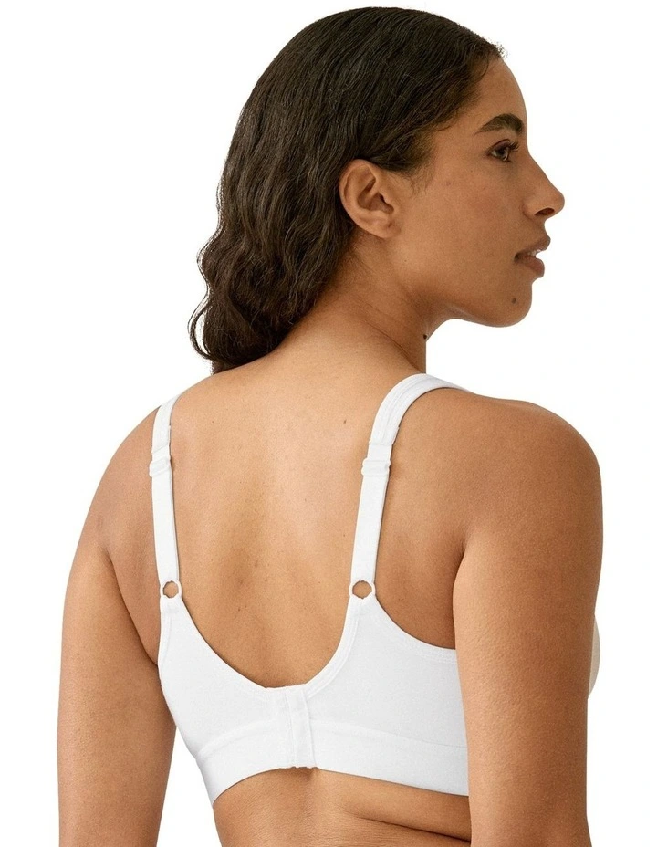 Athleisure Cotton Padded Strap Wirefree Bra image 3