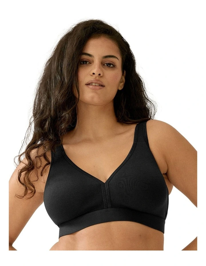 Athleisure Cotton Padded Strap Wirefree Bra image 4