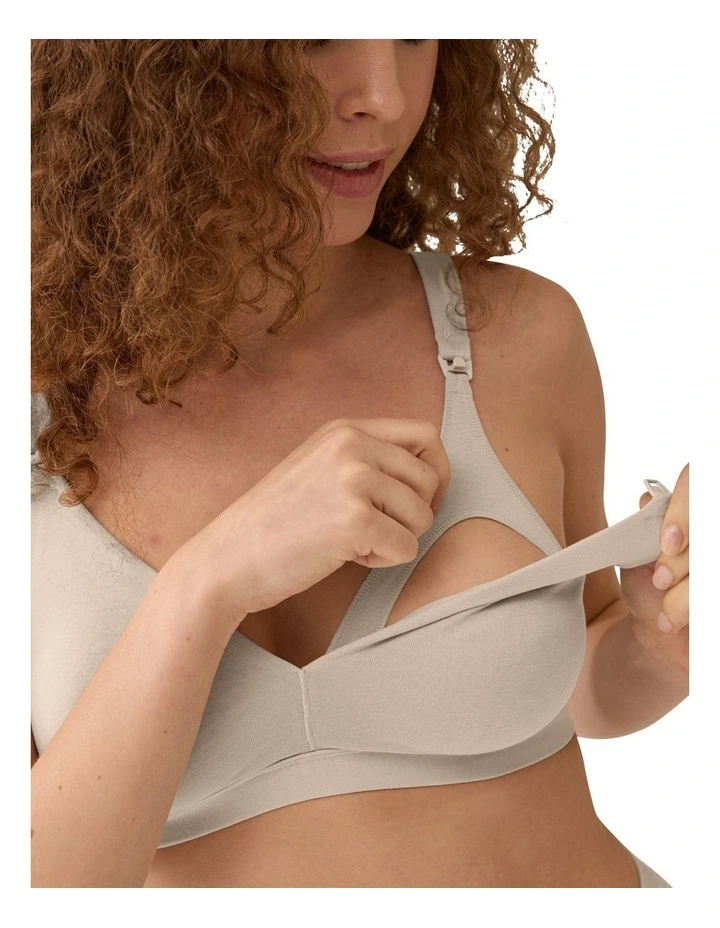 Organic Cotton Wirefree Nursing Bra image 7