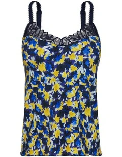 Clia Microfibre Pyjama Camisole with Lace