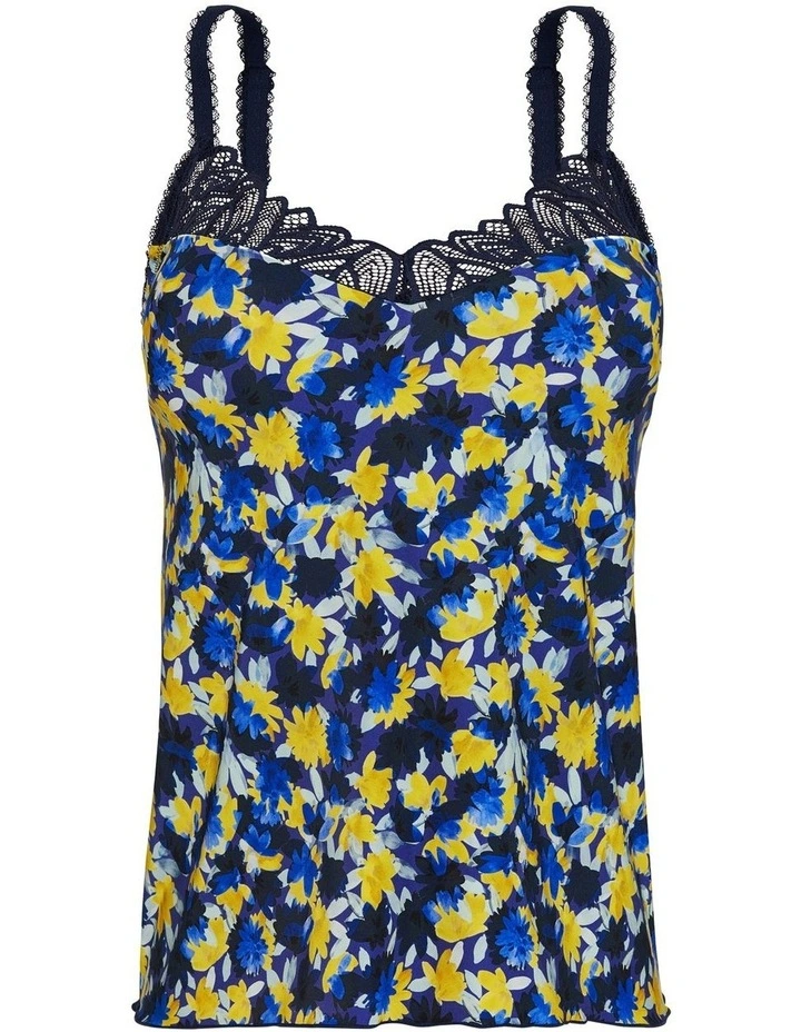 Clia Microfibre Pyjama Camisole with Lace image 1