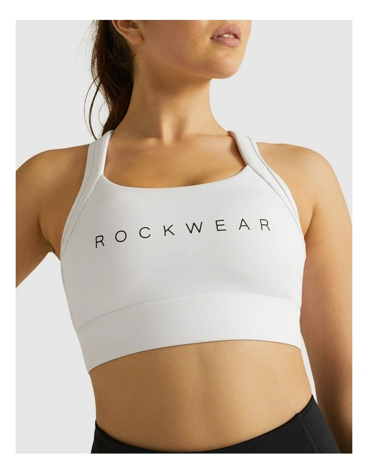 Speed High Impact Sports Bra White image 4