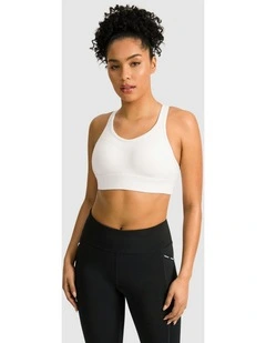 Olympia Moulded High Impact Sports Bra White