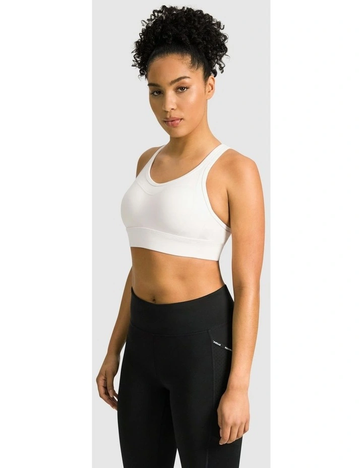 Olympia Moulded High Impact Sports Bra White image 2