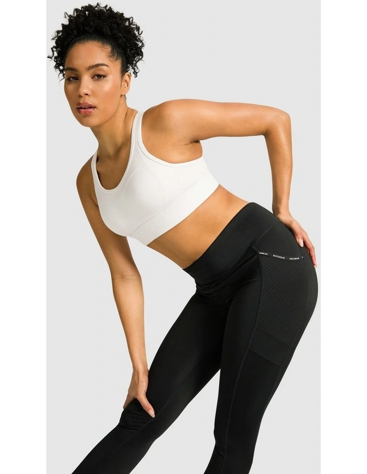 Olympia Moulded High Impact Sports Bra White image 5
