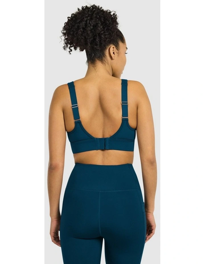 Evolve Moulded Adjustable High Impact Sports Bra Sea Blue image 3
