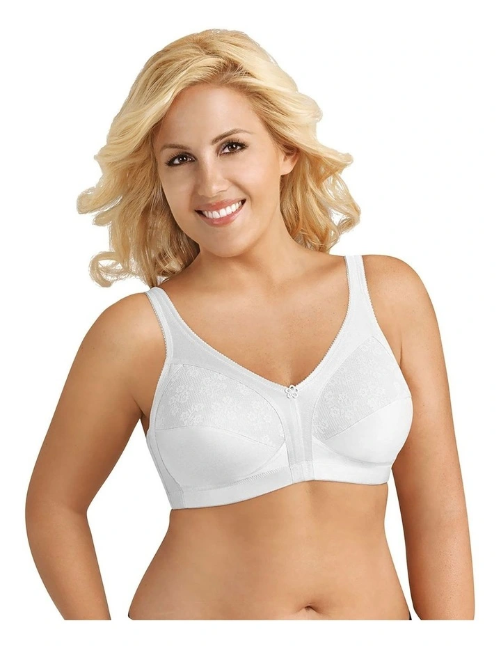 Plus Size Wireless Side Shaping Soft Bra image 1