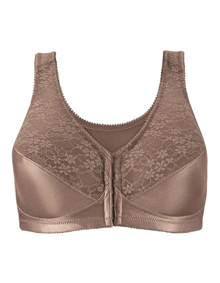 Front Close Wireless Lace Posture Support Bra image 6