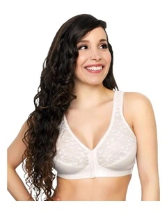 Front Close Wireless Lace Posture Support Bra