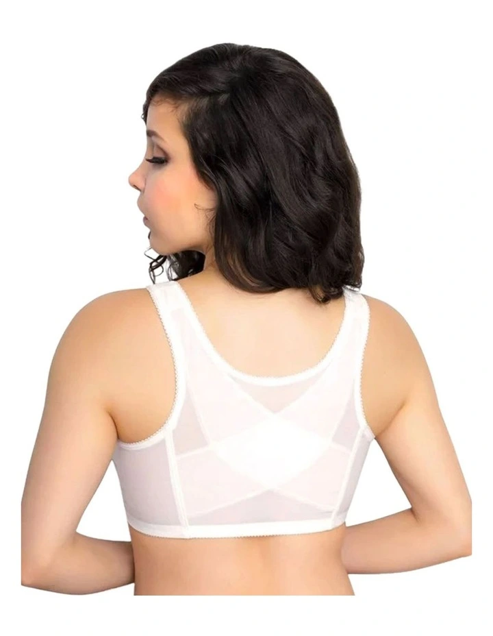 Front Close Wireless Lace Posture Support Bra image 2