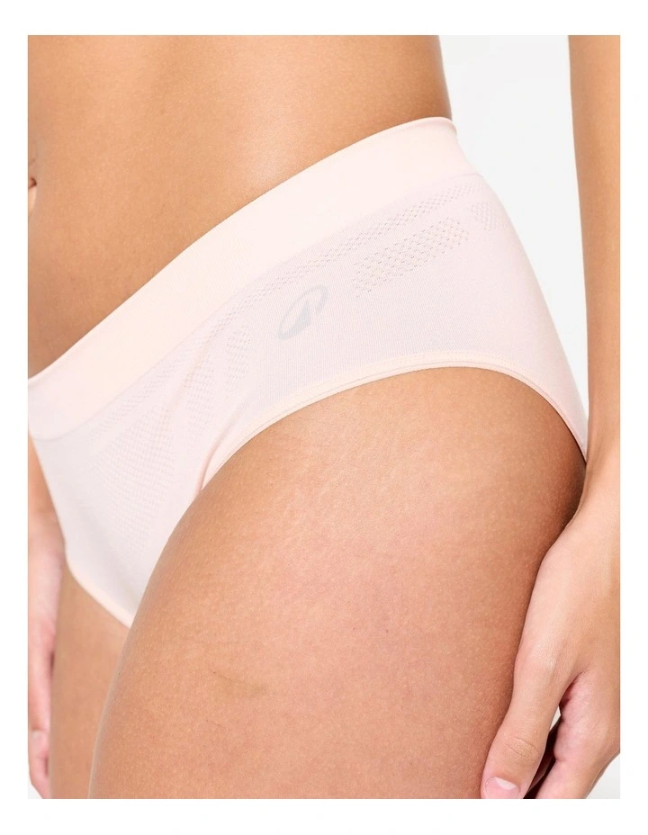 Decathlon - Women's Seamless Knickers Tri-Pack - Black/Quartz/Sage Grey image 6