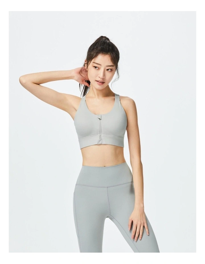 Decathlon - Domyos Women High-Impact Sports Bra 920 Grey image 5