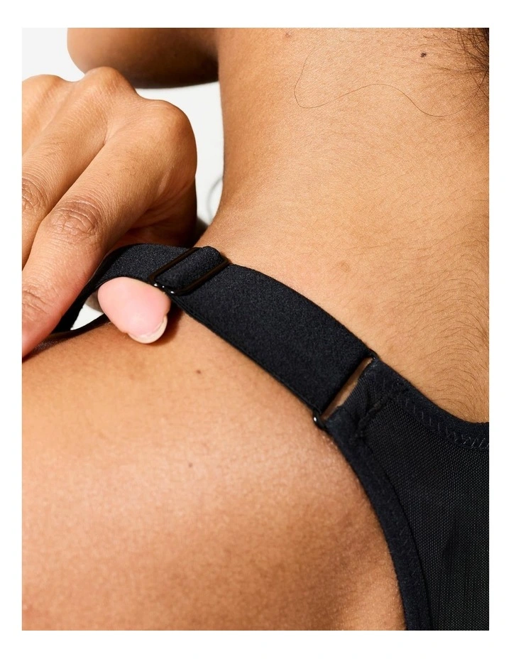 Decathlon - High Support Fitness Bra 900 - Black image 4