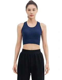 Decathlon - Cn tank bra 520 navy blue