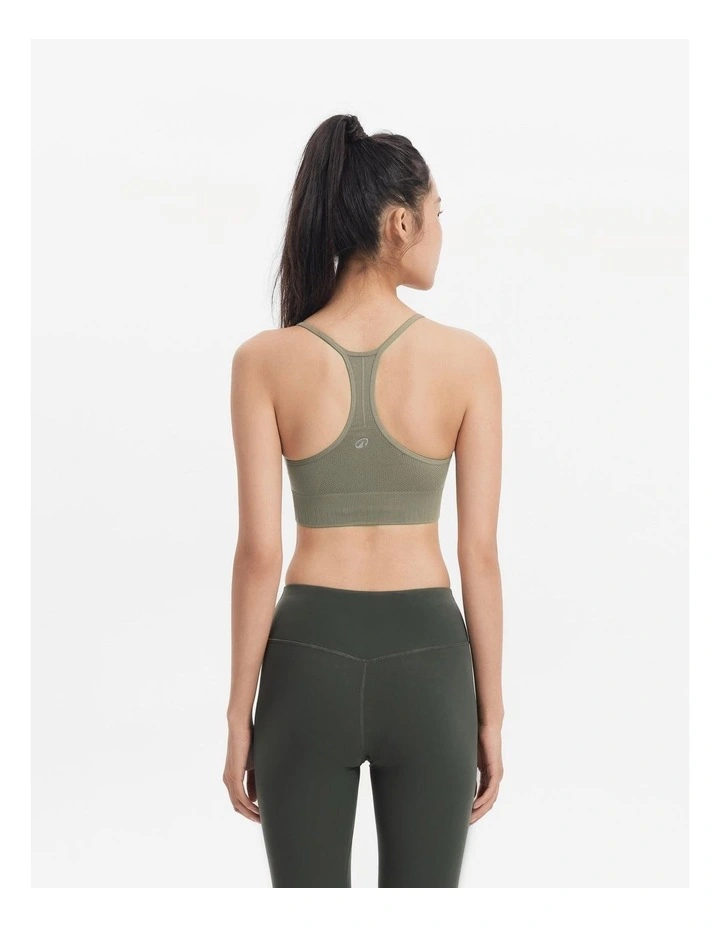 Decathlon - Women's Breathable Light Support Muscle Back Sports Bra - Clay Brown image 2