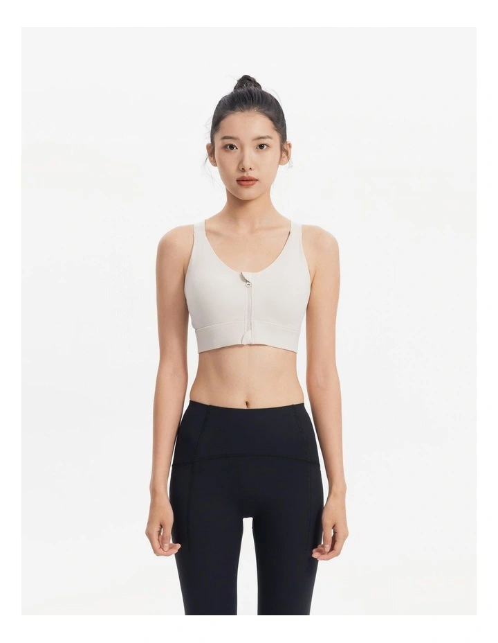Decathlon - CN 920 ACHIEVEMENT BRA, linen beige image 2
