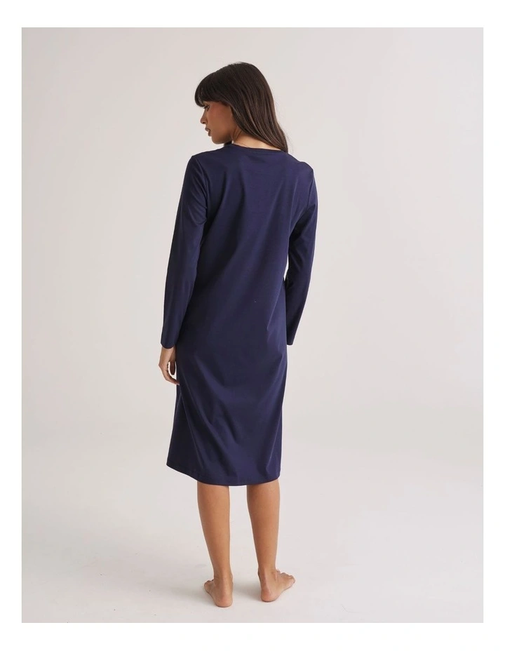 Love & Lustre Supima PinTuck Nightie in Midnight image 2