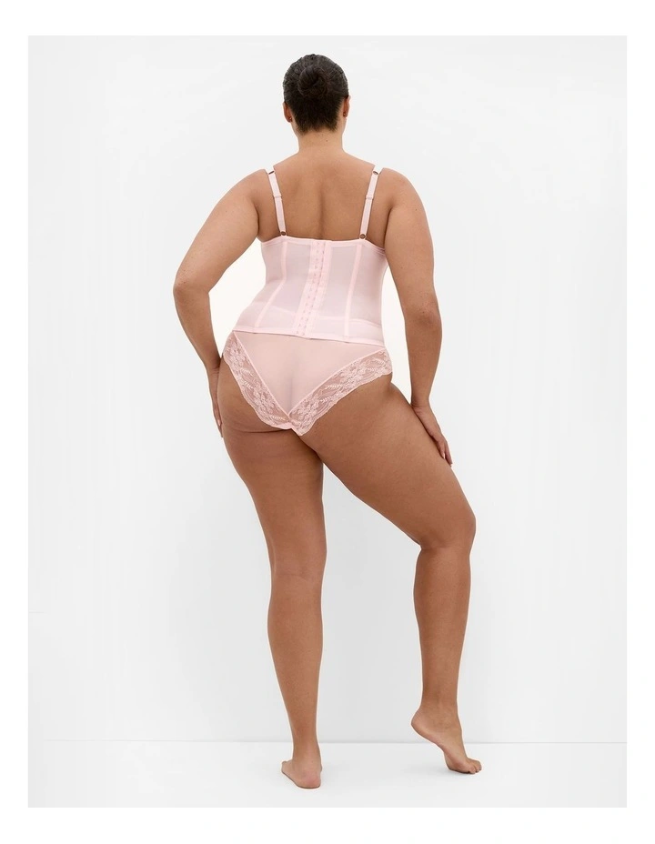 Plus Size Helena Corset in Pink Icing image 2